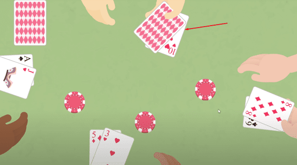 Cách chiếu bài trong Blackjack