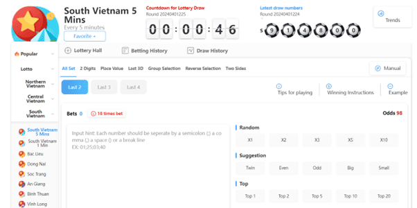 Xổ số Miền Nam trên 8xbet