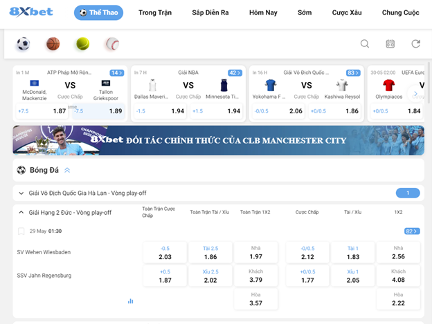 Biểu tượng của trang web 8xbet.