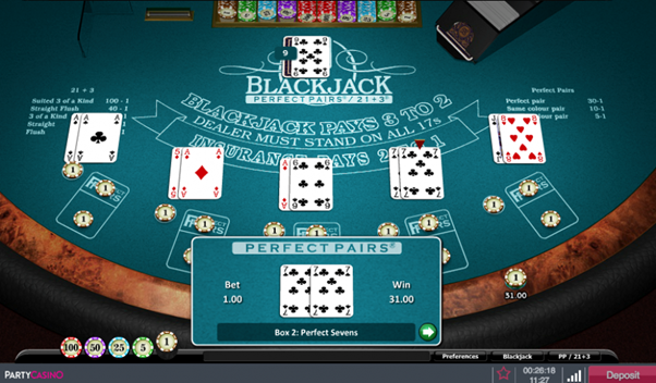 Các tay Blackjack trong game chính